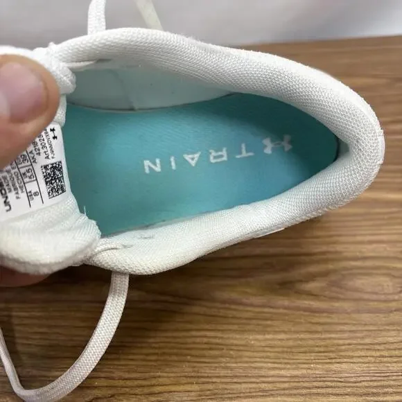 Under Armour Charged Aurora 2 White Radial Turquoise Women's Size 8 - Picture 12 of 13